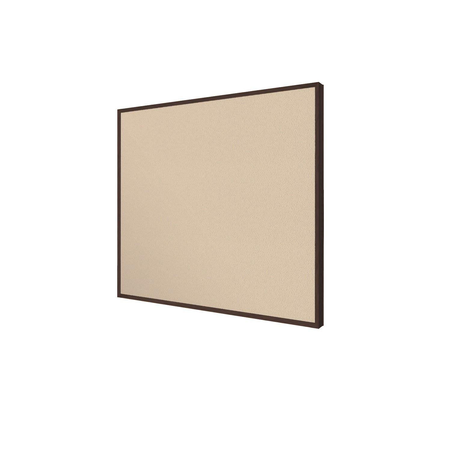 Impression Wood Framed Fabric Bulletin Board, 4' H x 5' W