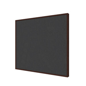 Impression Wood Framed Fabric Bulletin Board, 3' H x 4" W