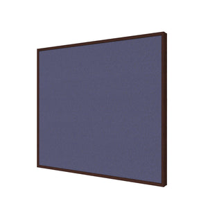 Impression Wood Framed Fabric Bulletin Board, 4' H x 6' W