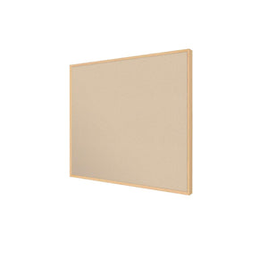Impression Wood Framed Fabric Bulletin Board, 4' H x 4' W