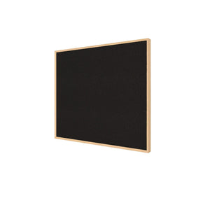 Impression Wood Framed Fabric Bulletin Board, 4' H x 8' W