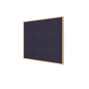 Impression Wood Framed Fabric Bulletin Board, 4' H x 5' W