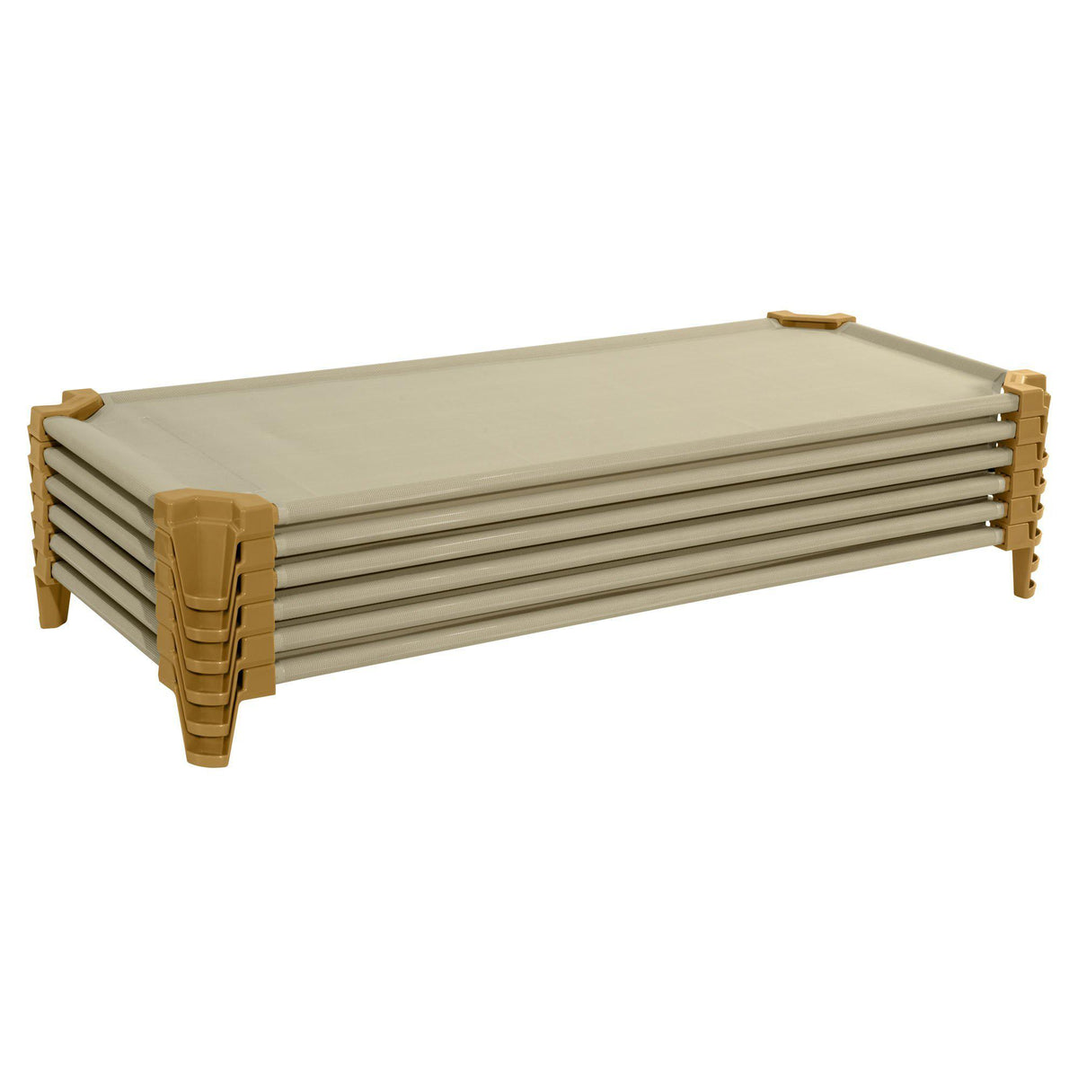 Incredible  Cot Set of (6) Unassembled- Tan