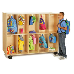 Jonti-Craft® 20-Section Mobile Backpack Cubbie-Pre-School Furniture-