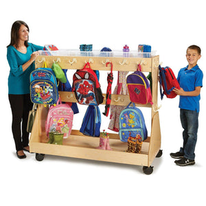 Jonti-Craft® Mobile Backpack Cart-Pre-School Furniture-