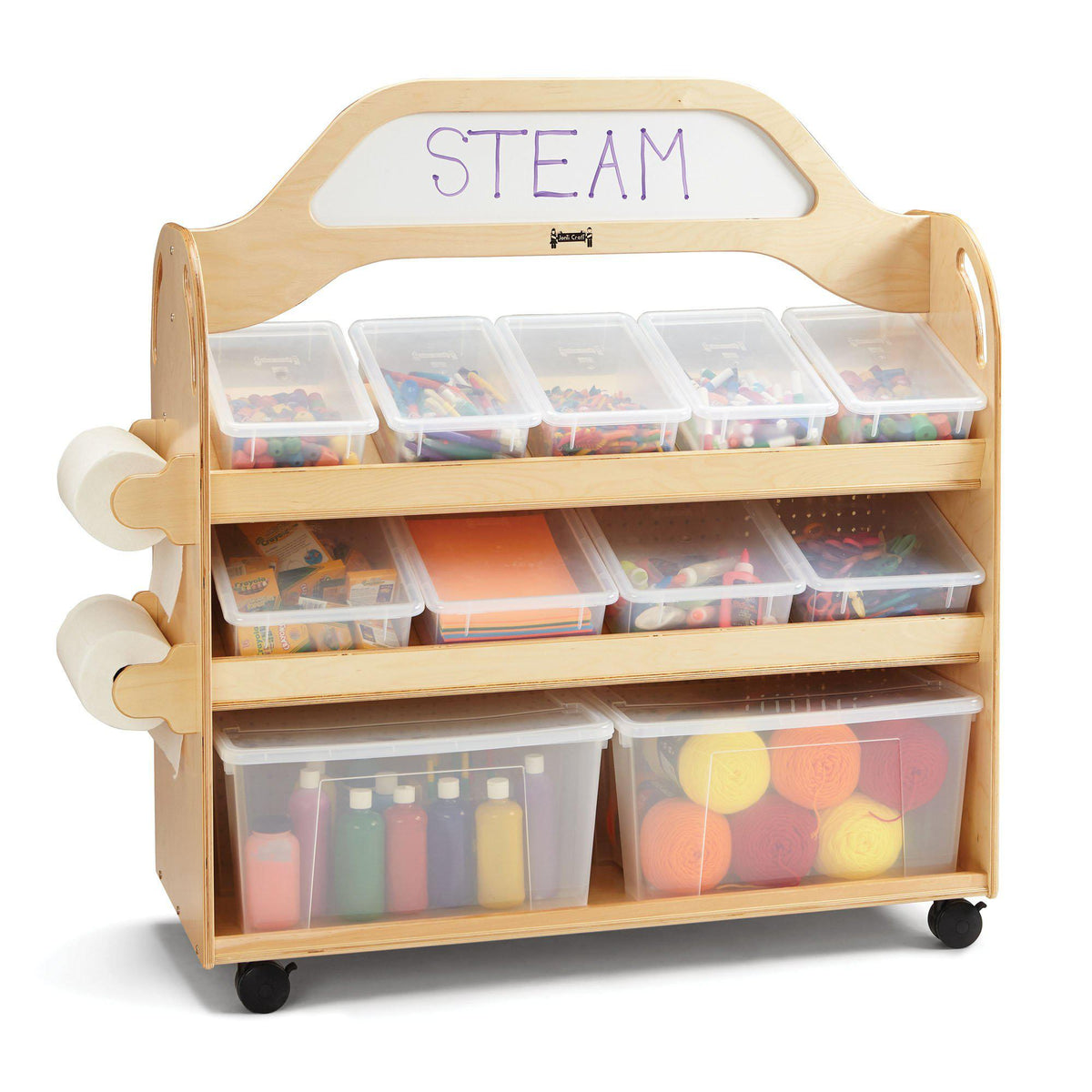 Jonti-Craft® STEAM Multimedia Cart-Pre-School Furniture-