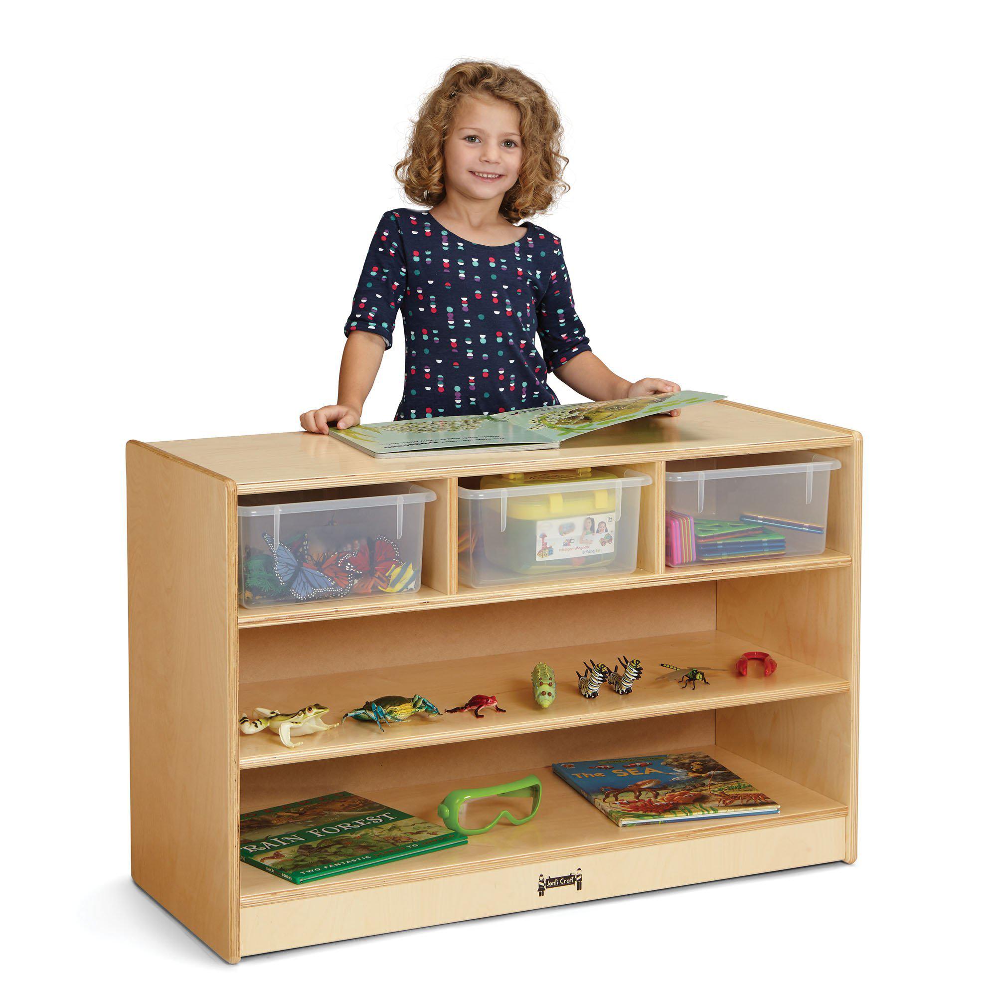 Jonti-Craft® STEM Combo Mobile Storage Unit-Pre-School Furniture-