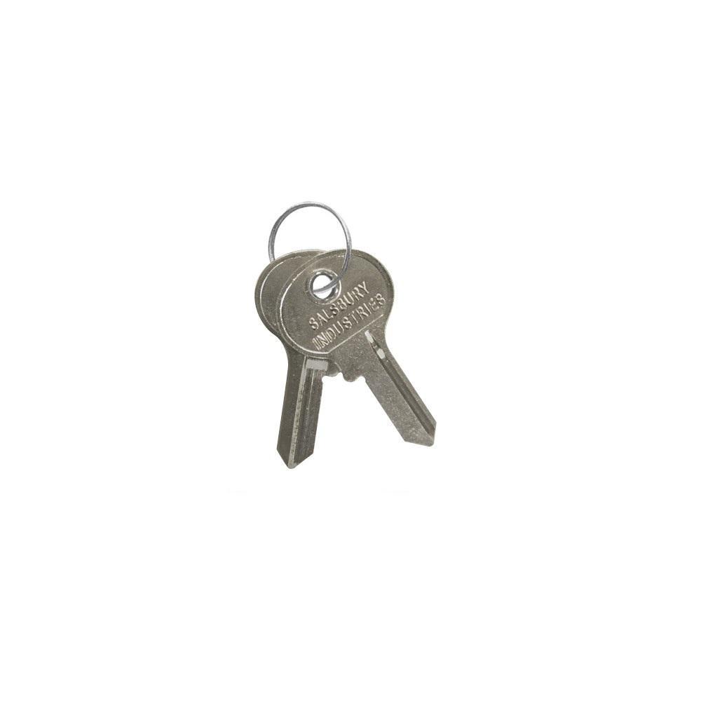 Key Blanks for Key Padlocks for Heavy-Duty Plastic Lockers (Box of 50)-