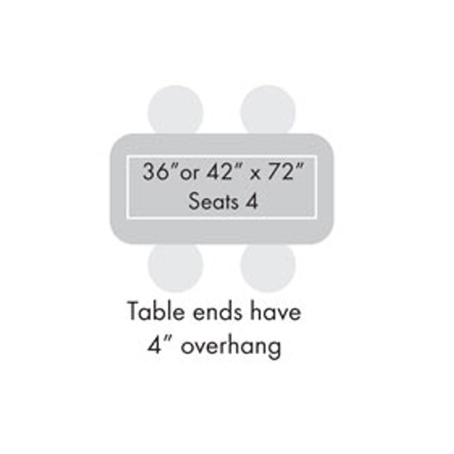 Midtown Dry Erase Table, Café Height, 42" x 72" x 30"H, High Pressure Laminate Top, 3mm PVC Edge, 72" Base, FREE SHIPPING