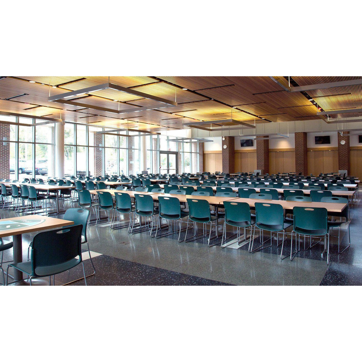 Maestro High-Density Sled Base  Stack Chair, Poly Seat and Back, FREE SHIPPING