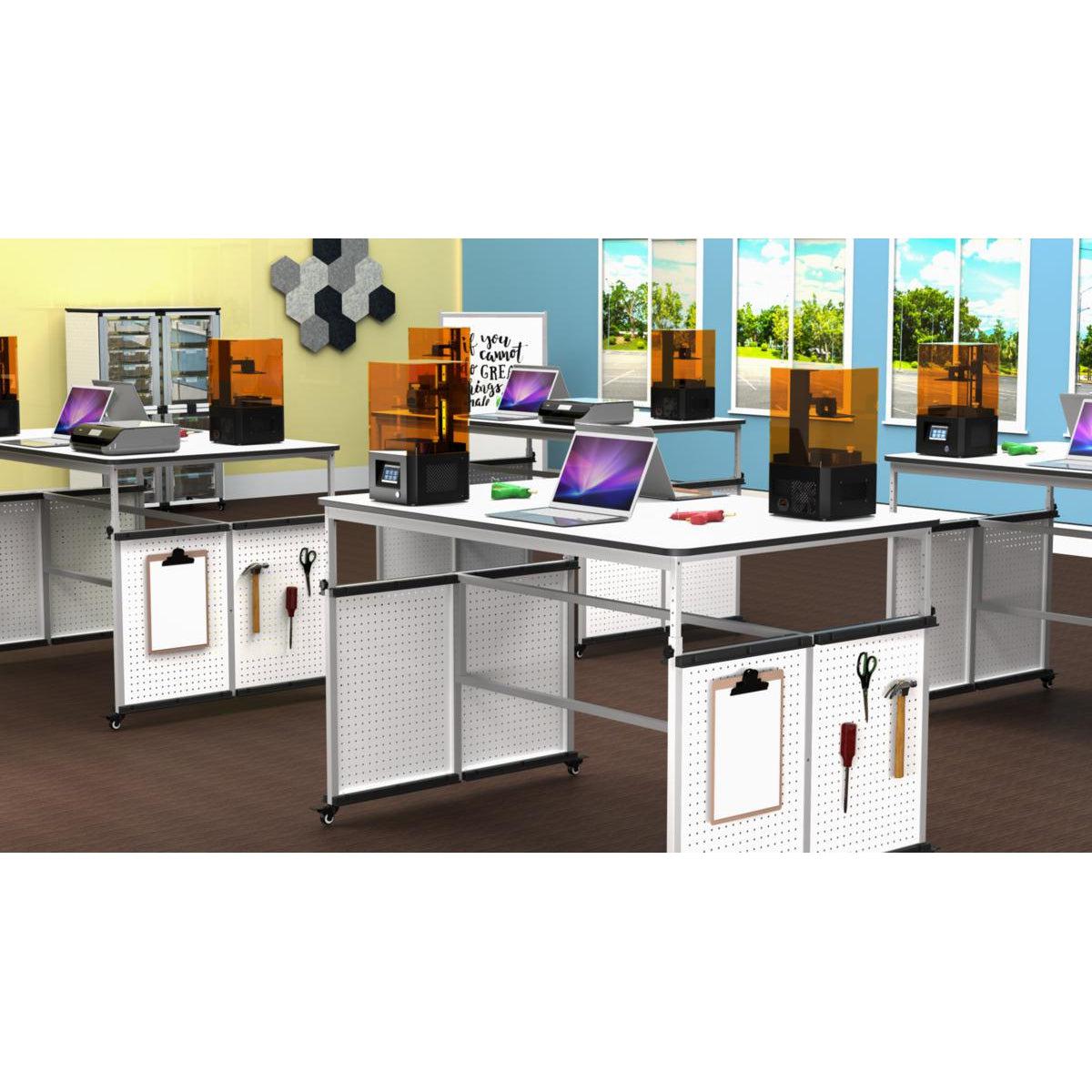 Modular Adjustable Height Makerspace and Science Lab Table - NextGen ...