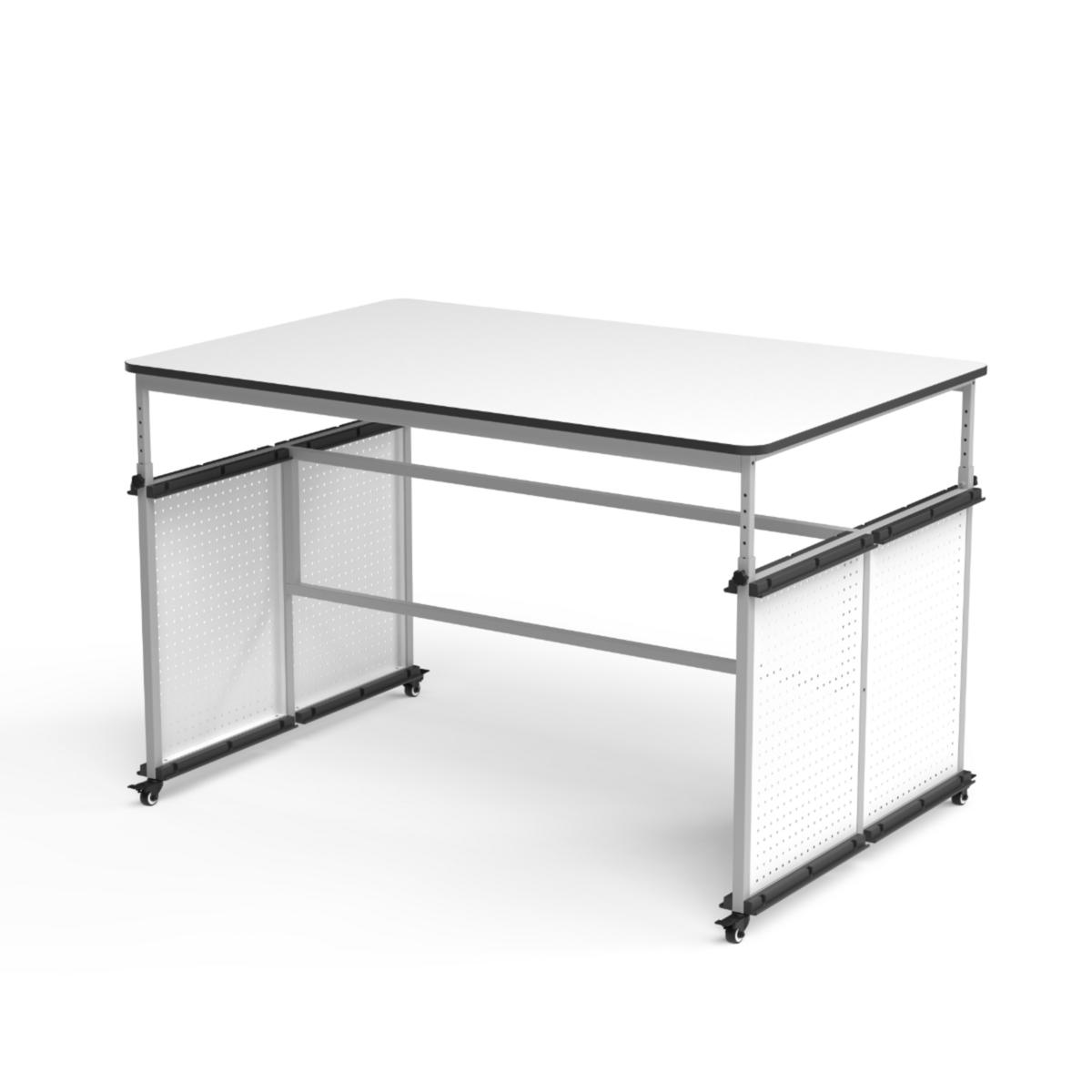 Modular Adjustable Height Makerspace and Science Lab Table
