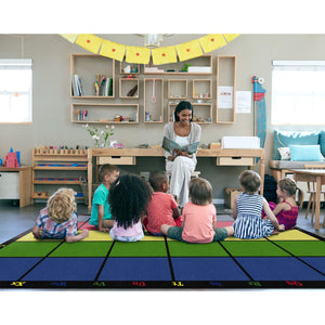 Learning Grid Rugs-Classroom Rugs & Carpets-