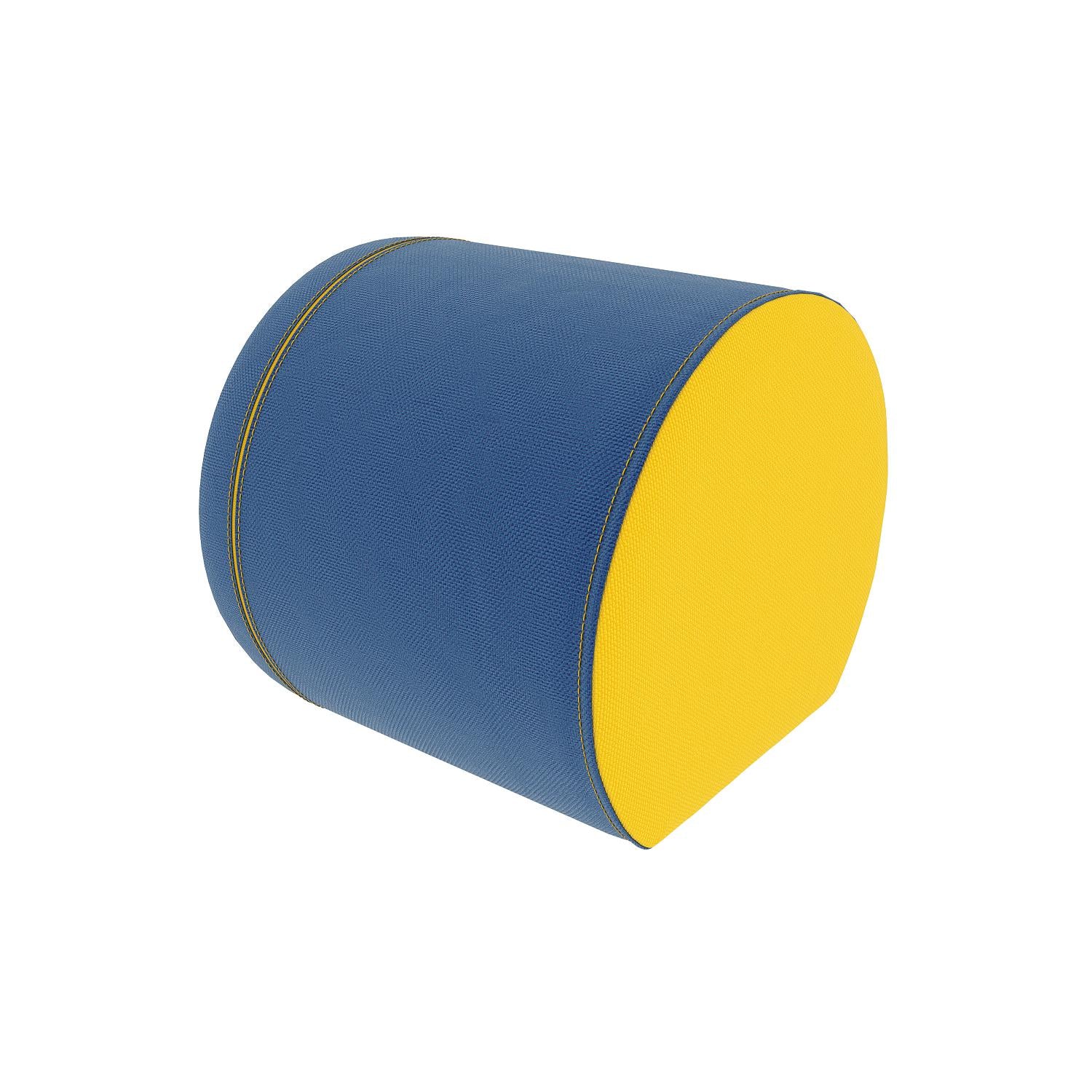 Fomcore Lotus Series Log Ottoman with 100% ALL-FOAM CORE, Antibacterial Vinyl Upholstery, LIFETIME WARRANTY, FREE SHIPPING