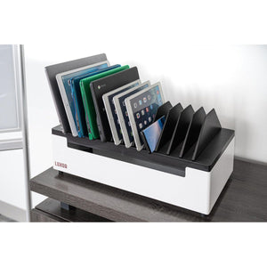 12-Port Charging Station for Laptops Tablets and Mobile Devices