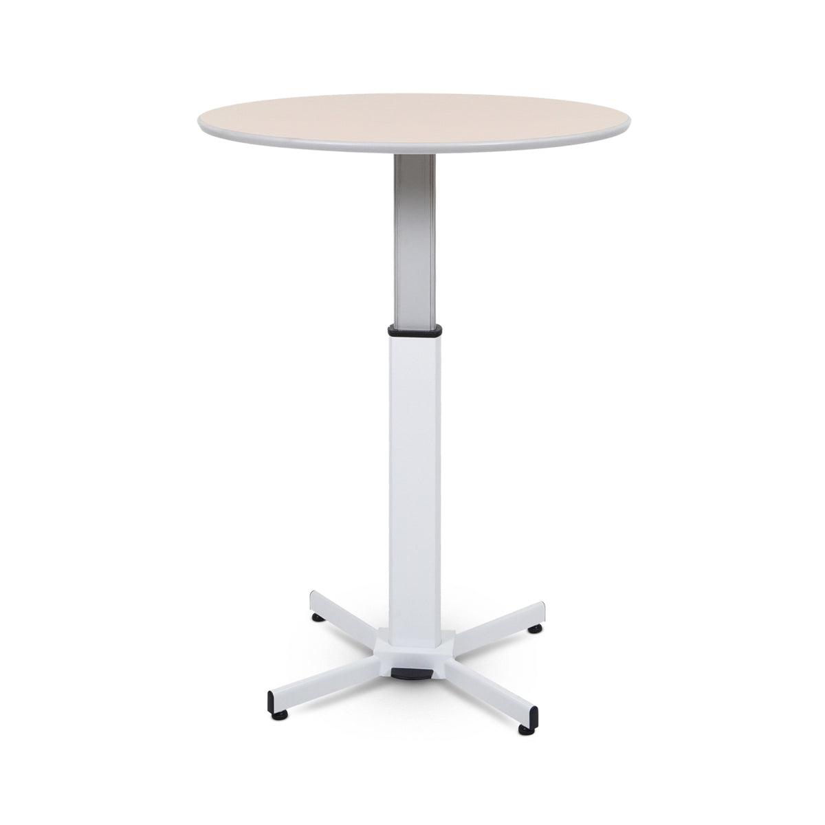 32" Round Pneumatic Height Adjustable Pedestal Table