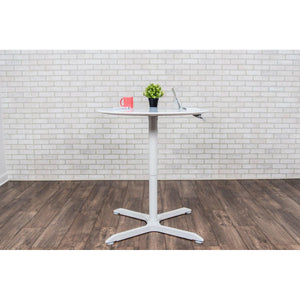 36" Round Pneumatic Height Adjustable Café Table