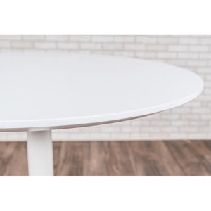 36" Round Pneumatic Height Adjustable Café Table