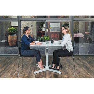 36" Square Pneumatic Height Adjustable Café Table