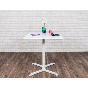 32" Square Pneumatic Height Adjustable Café Table