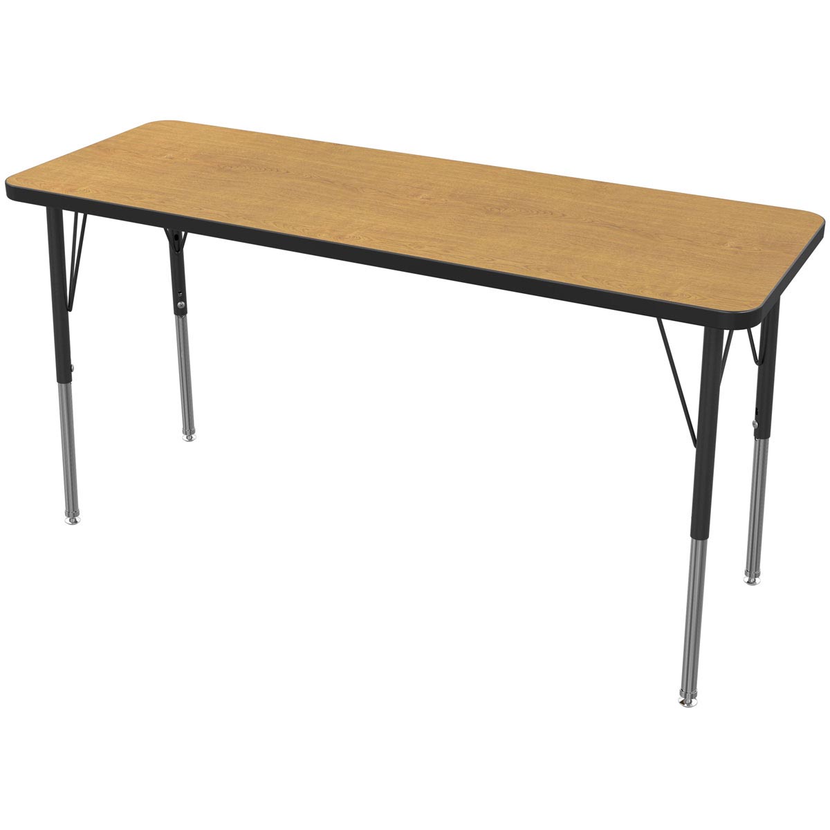 MG Series Adjustable Height Activity Table, 20" x 54" Rectangle