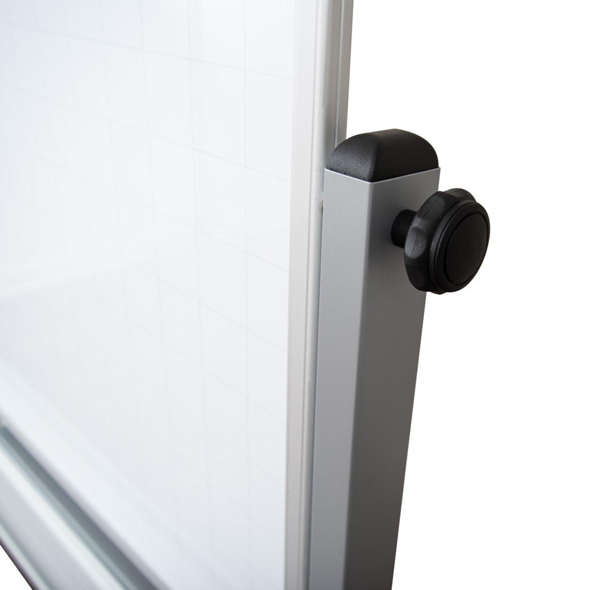 Mobile Double-Sided Magnetic Combination Ghost Grid/Whiteboard, 48" x 36"