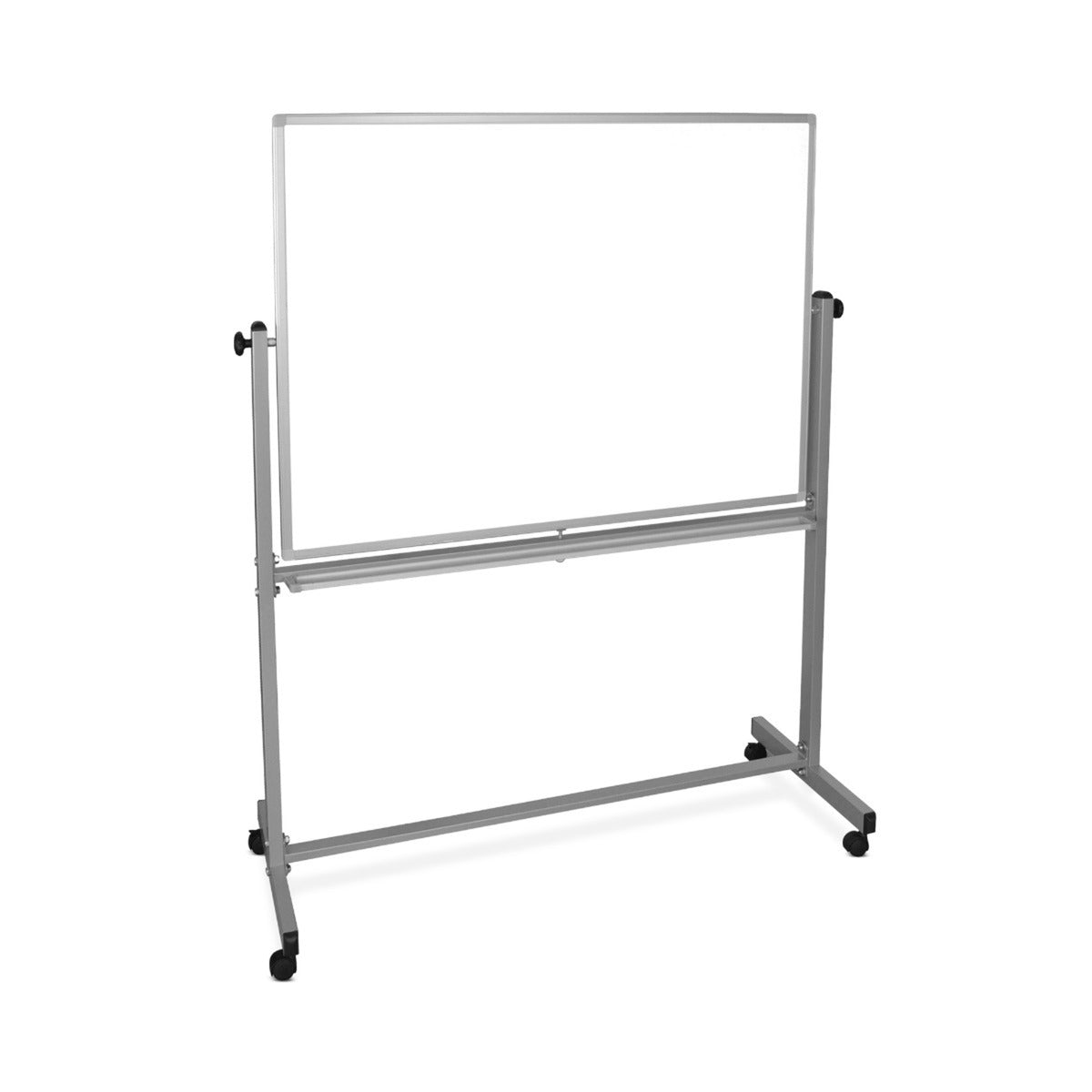 48 W x 36 H Mobile Double Sided Magnetic Whiteboard NextGen Furniture Inc