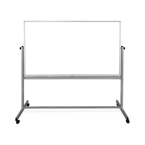 Mobile Double-Sided Combination Magnetic Music Whiteboard/Whiteboard, 72" W x 48" H