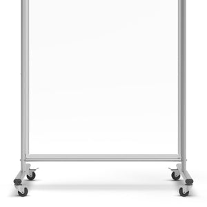 Mobile Double-Sided Magnetic Whiteboard Room Divider