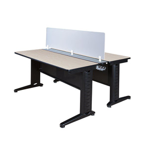 Fusion 72" x 58"" Benching Station with Privacy Panel