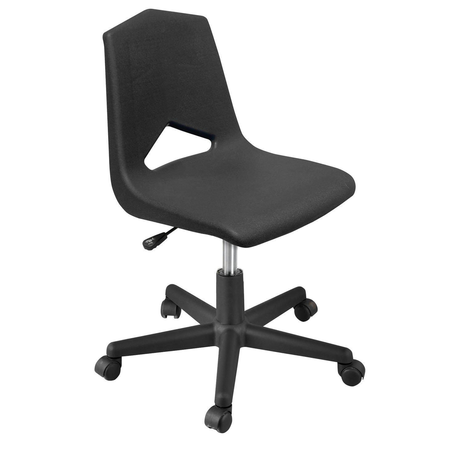 MG1100 Series Gas Lift Task Chair with 5-Star Base-Chairs-Black-