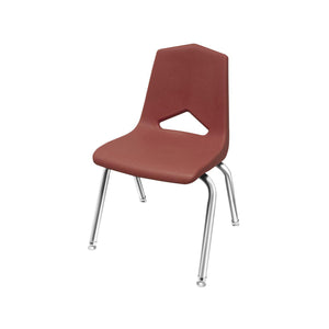 MG1100 Series Stack Chairs-Chairs-16"-Burgundy-Chrome