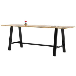 Midtown Table, Bar Height, 42" x 84" x 41"H, High Pressure Laminate Top, 3mm PVC Edge, 72" Base