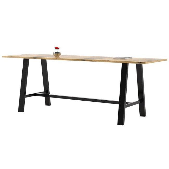 Midtown Table, Bar Height, 42" x 120" x 41"H, High Pressure Laminate Top, 3mm PVC Edge, 96" Base