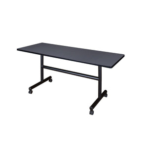 Kobe Flip Top Nesting Mobile Training Table, 60" x 24" Rectangle