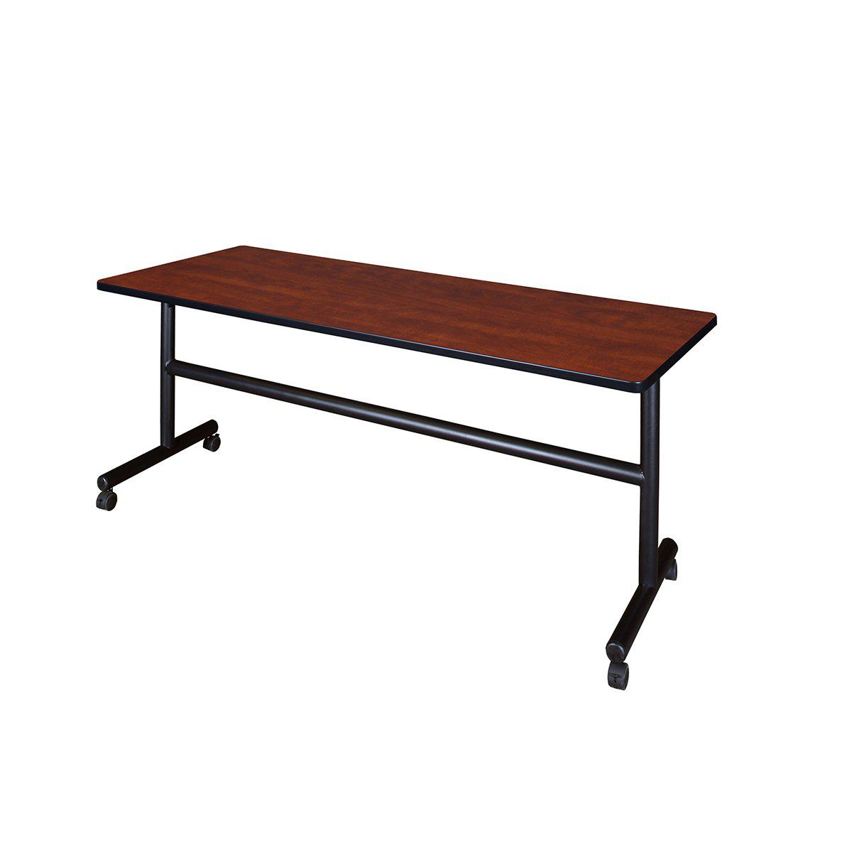Kobe Flip Top Nesting Mobile Training Table, 72" x 24" Rectangle