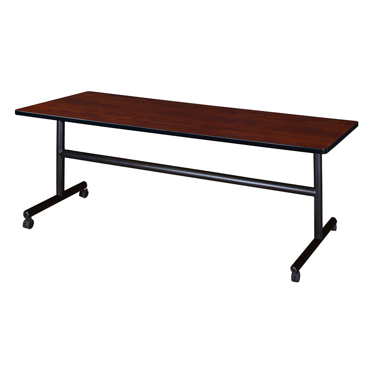 Kobe Flip Top Mobile Training Table, 72" x 30" Rectangle