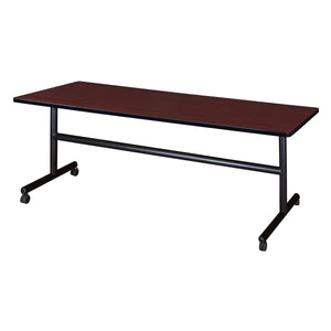 Kobe Flip Top Nesting Mobile Training Table, 72" x 30" Rectangle