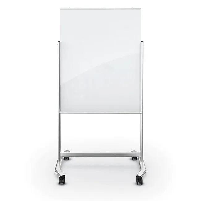 Visionary Move Mobile Adjustable Height Magnetic Glassboard, 3 x 4