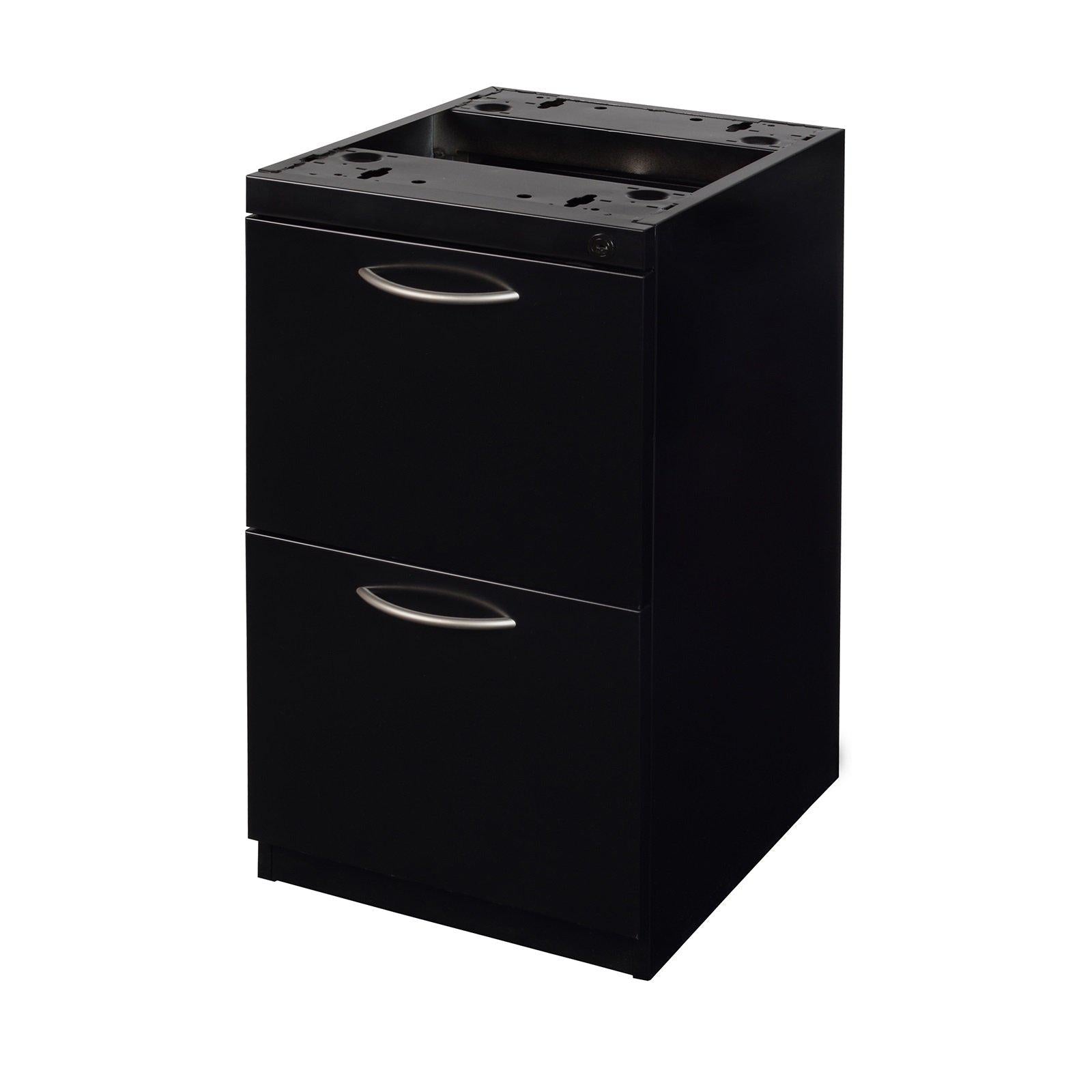 Fusion File/File Pedestal, Black