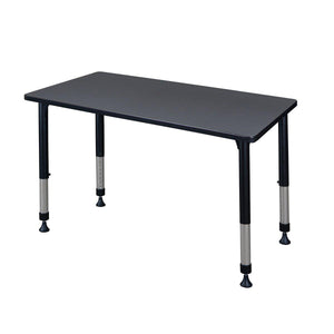 Kee 42" x 24" Rectangular Height Adjustable Classroom Activity Table