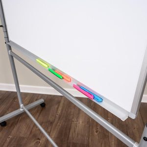 30"W x 40"H Mobile Double-Sided Magnetic Whiteboard
