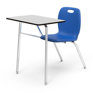 N2 Series Chair Desk-Desks-Cobalt Blue-Grey Nebula-No
