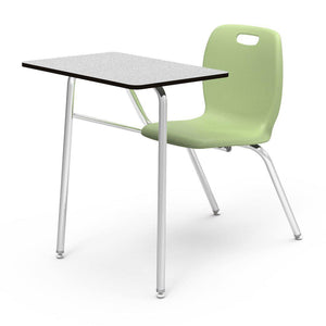 N2 Series Chair Desk-Desks-Green Apple-Grey Nebula-No