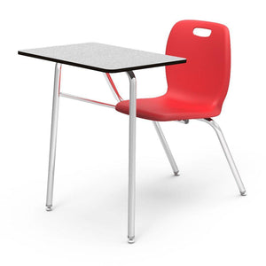 N2 Series Chair Desk-Desks-Red-Grey Nebula-No