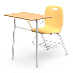 N2 Series Chair Desk-Desks-Squash-Fusion Maple-Yes