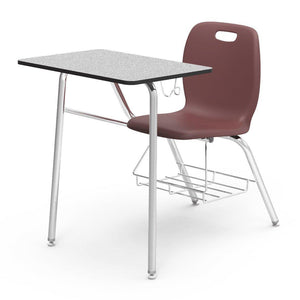 N2 Series Chair Desk-Desks-Wine-Grey Nebula-Yes