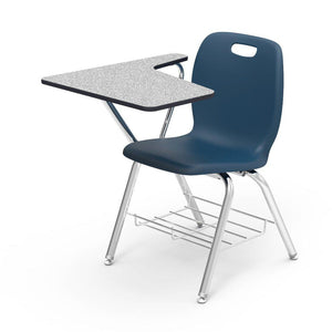 N2 Series Tablet Arm Chair Desk-Chairs-Navy-Grey Nebula-
