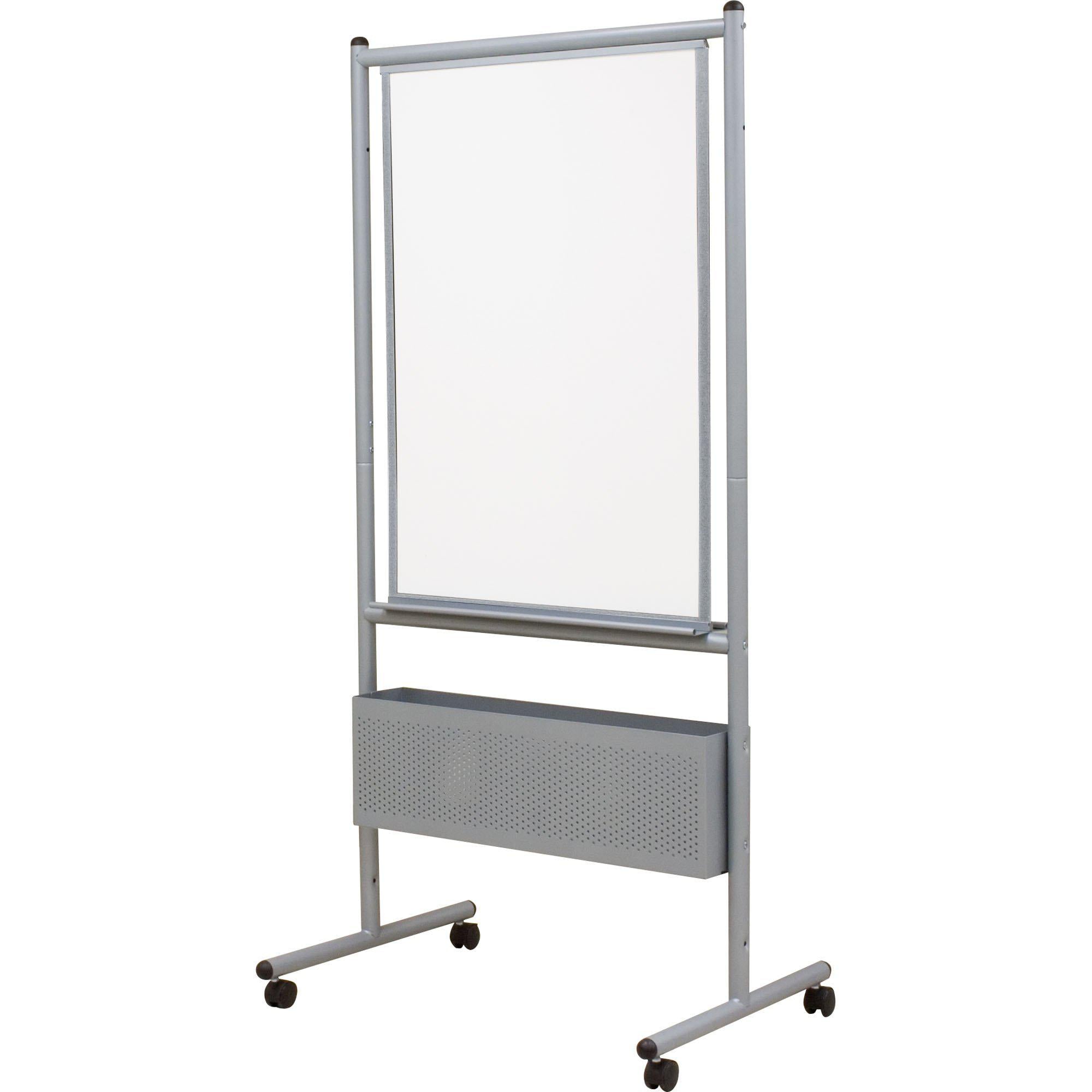 Ogee Curved Double-Sided Magnetic Whiteboard Easel with Porcelain Stee -  NextGen Furniture, Inc.