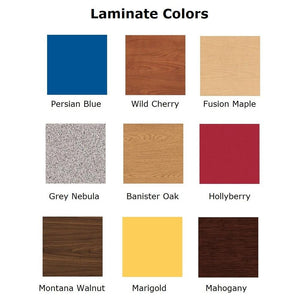 Titan Table, 36" x 96", Supreme High Pressure Laminate Top with MDF Core and ProtectEdge